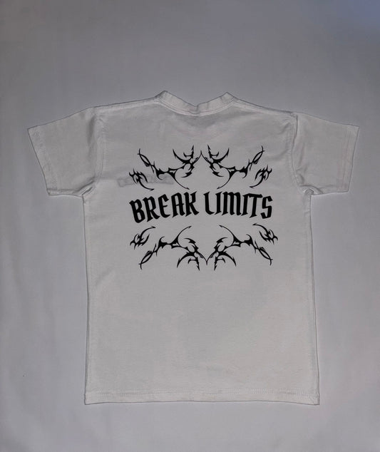 Kids white bandzs tee